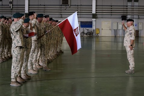 PKW IRINI: uroczysta zbiórka oraz Msza św. z okazji Święta Wojska Polskiego