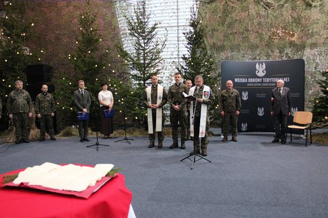 Spotkanie opłatkowe Wojsk Obrony Terytorialnej