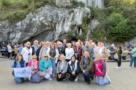 Pielgrzymka duszpasterstwa Róż Żywego Różańca Ordynariatu Polowego do Lourdes i Czarnej Madonny w Montserrat